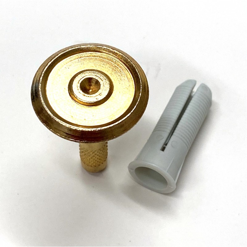 30mm Brass Marker - Recessed w/Center Point
